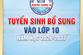 Thông báo tuyển sinh bổ sung vào lớp 10 Trường THPT số 1 Nguyễn Trường Tộ năm học 2026-2027